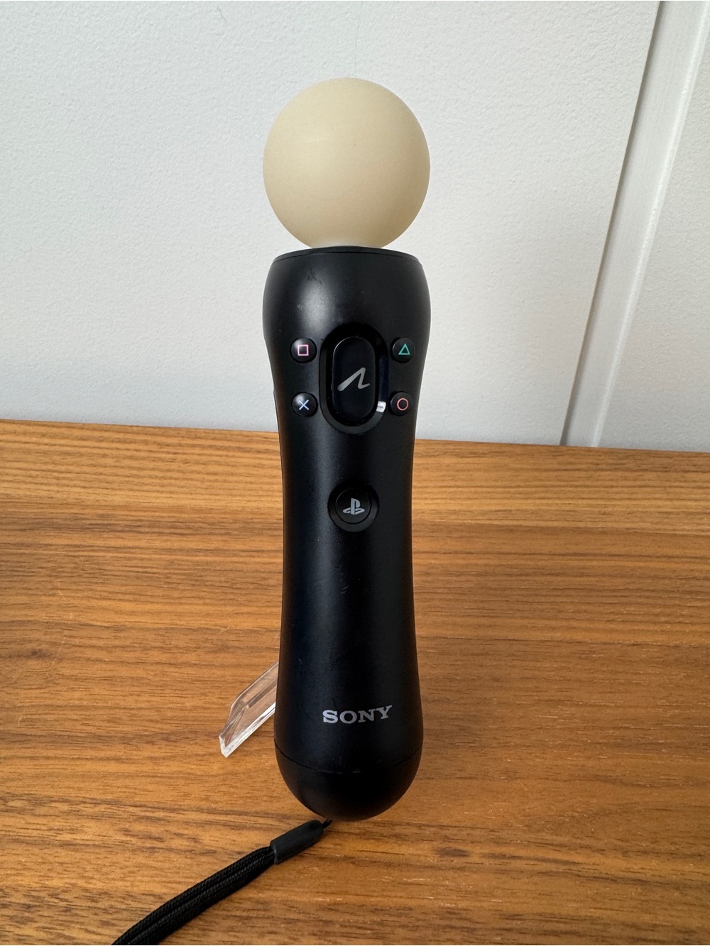 Sony Motion Controller in Black with Ivory Sphere